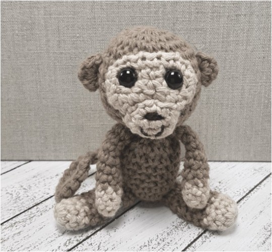 Crochet Baby Monkey Toy