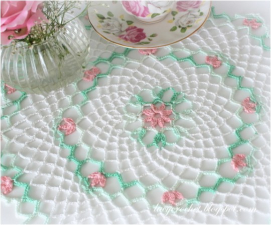Crochet Blossom Doily