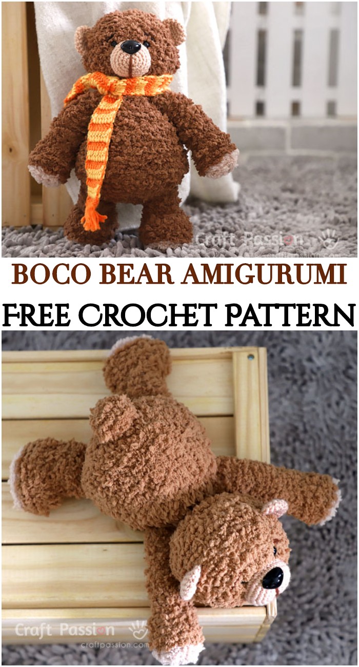 Crochet Boco Bear Amigurumi