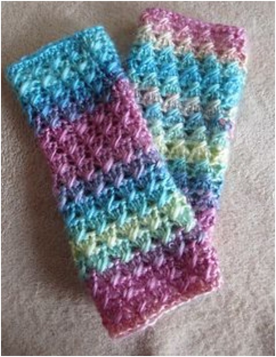 Crochet Bonnie Bell Baby Leg Warmers