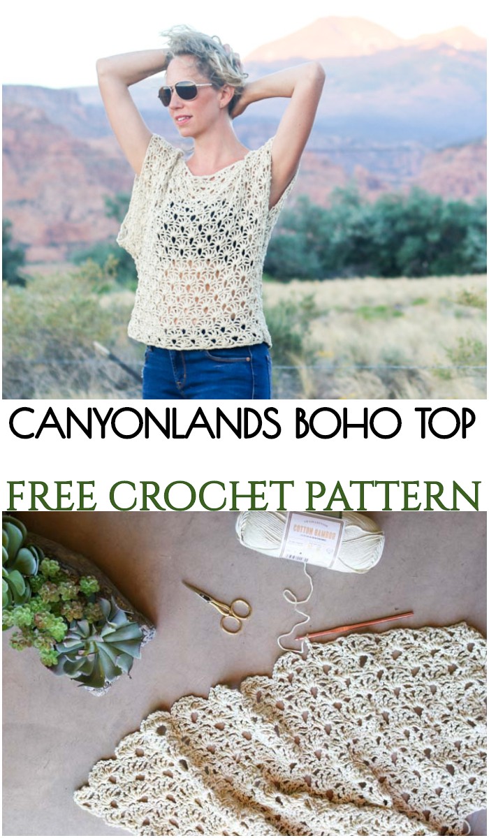 Crochet Canyonlands Boho Top