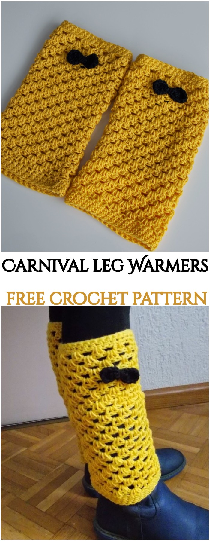 Crochet Carnival Leg Warmers