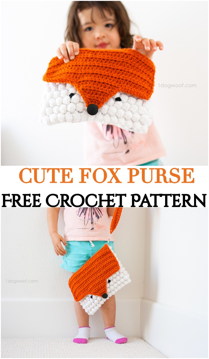 Crochet Cute Fox Purse