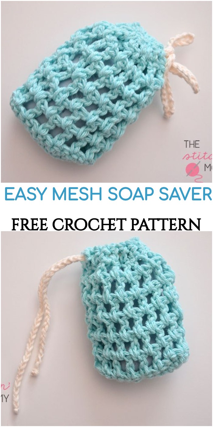 Crochet Easy Mesh Soap Saver