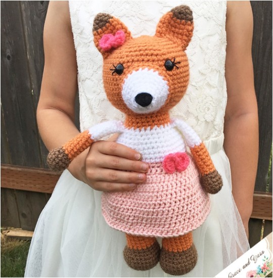 Crochet Emma the Fox Toy