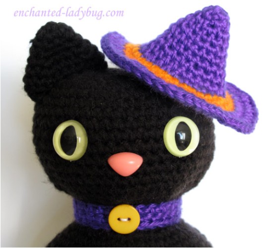 Crochet Halloween Black Cat