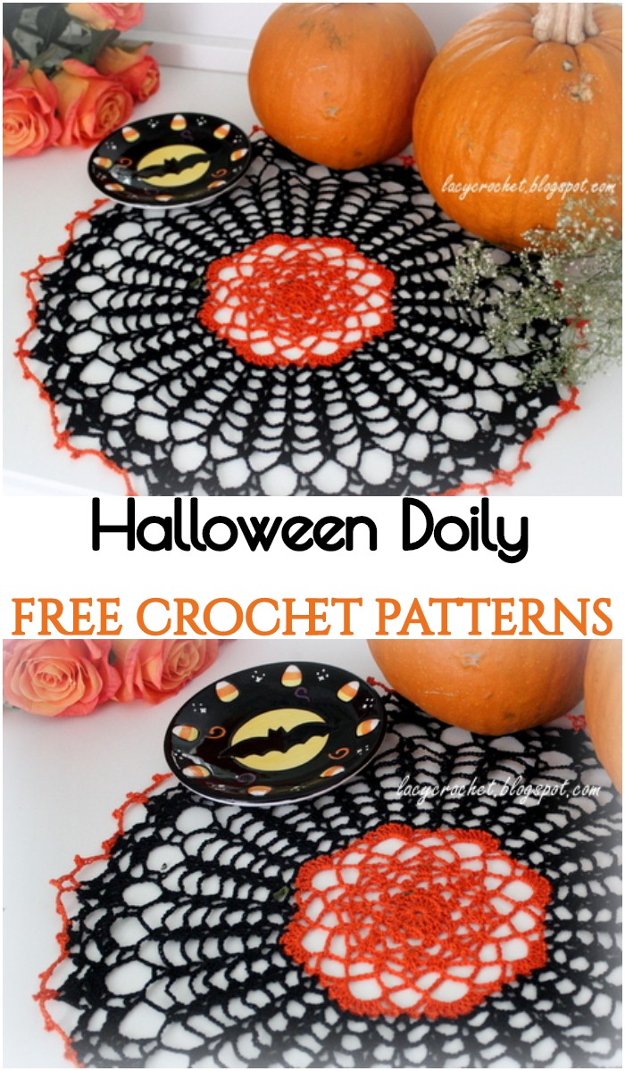 Crochet Halloween Doily