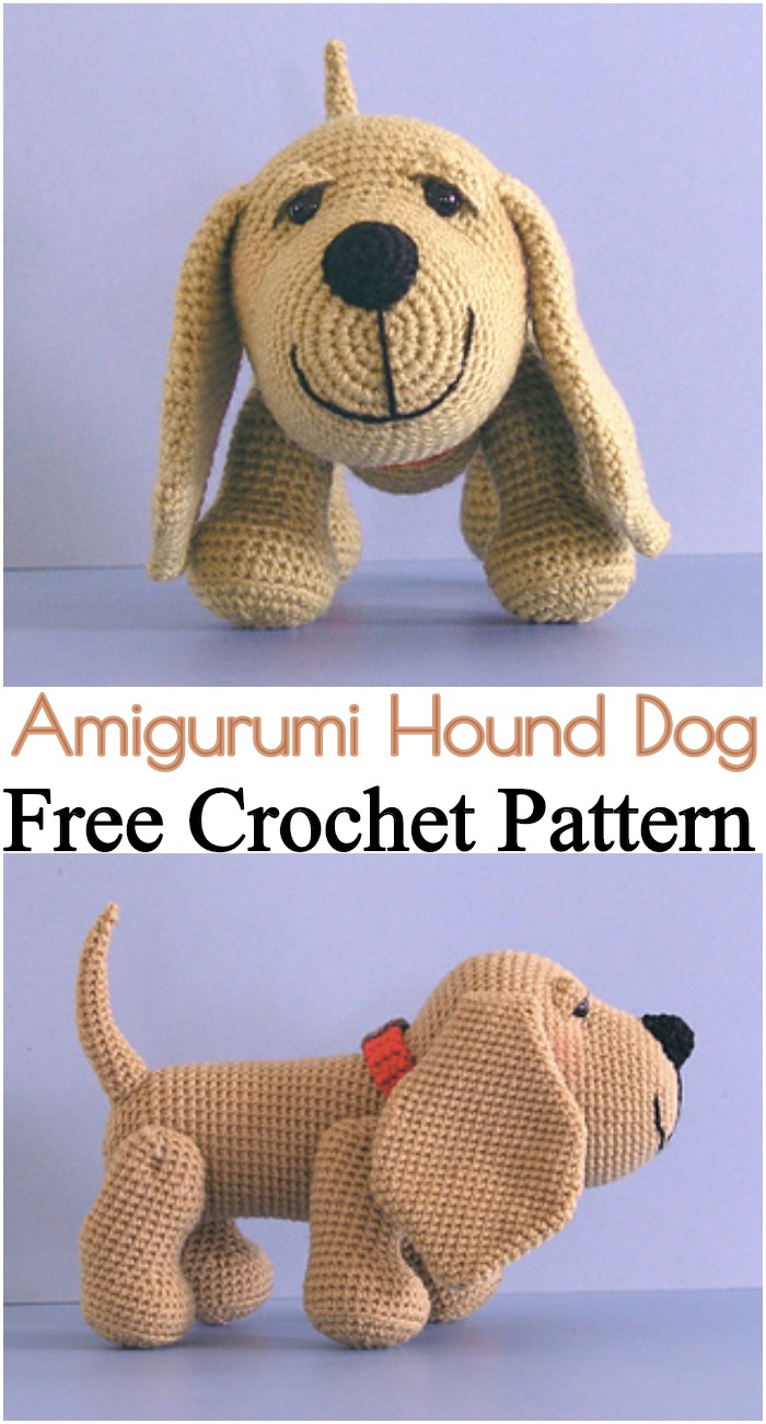 Crochet Henry the Amigurumi Hound Dog