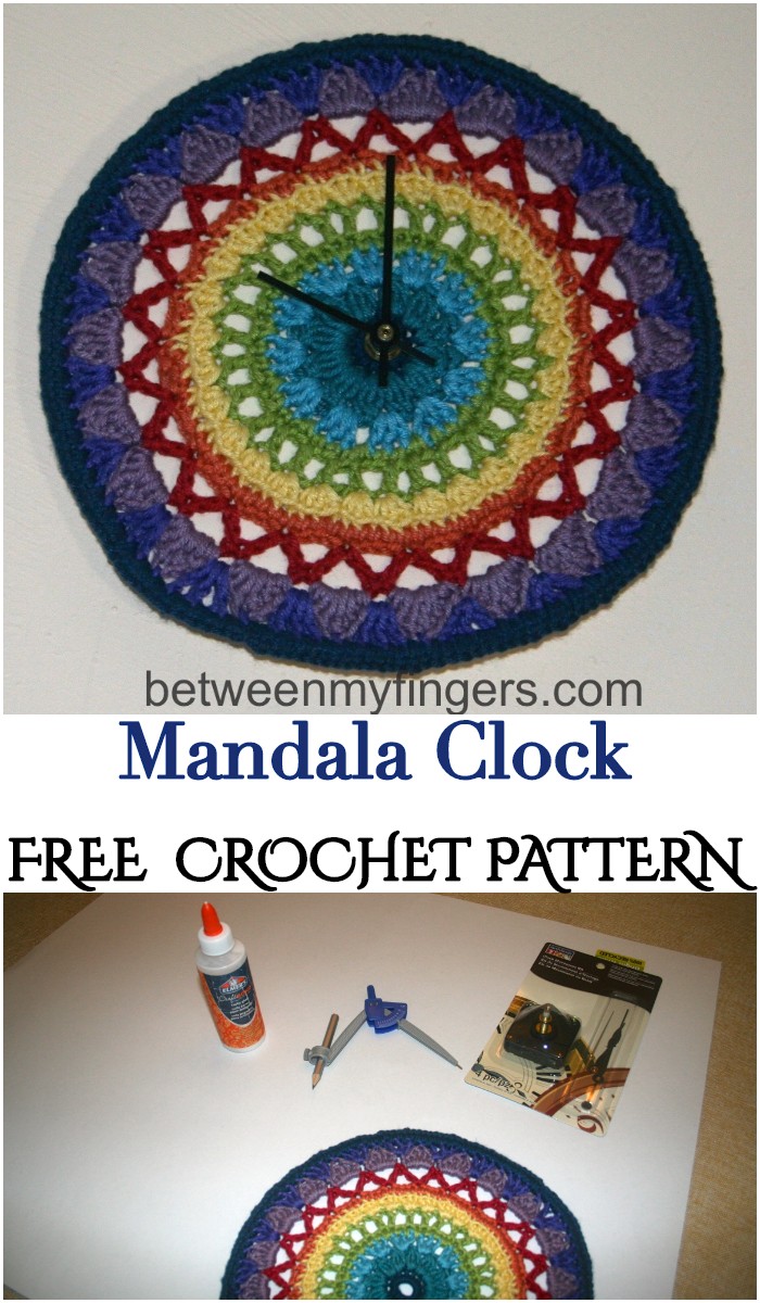 Crochet Mandala Clock