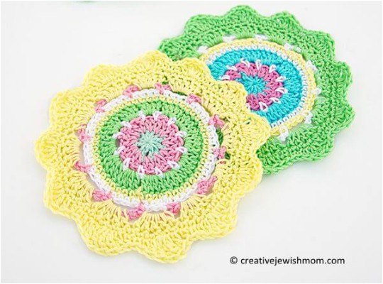 Crochet Mini Mandala Stash Buster
