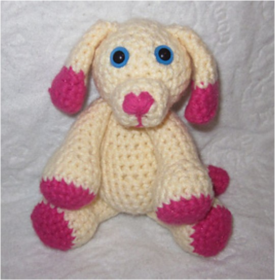 Crochet Mini Valentine's Day Puppy