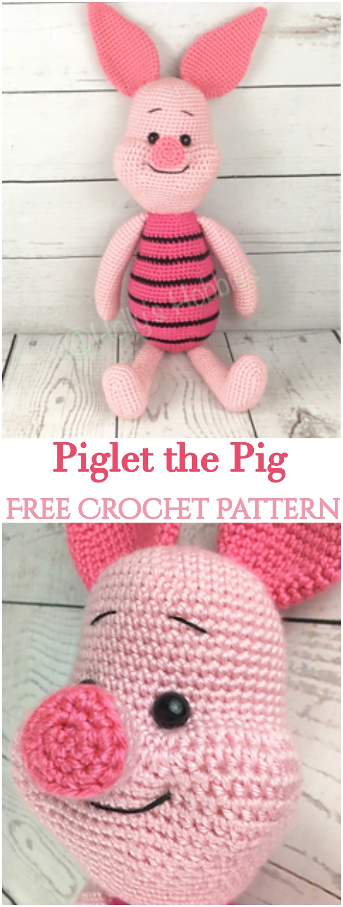 Crochet Piglet the Pig