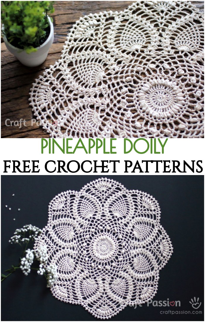 Crochet Pineapple Doily