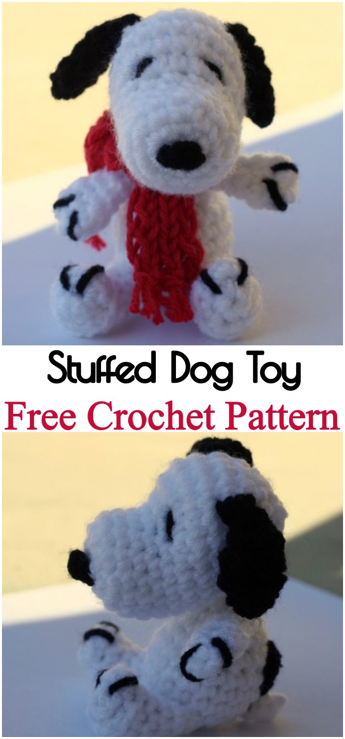 Crochet Stuffed Dog Toy