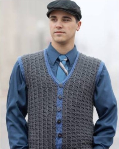 Crochet Sweater And Vest Patterns For Men
