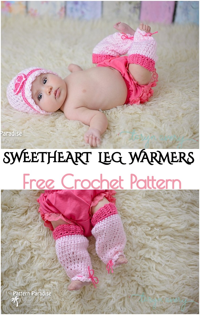 Crochet Sweetheart Leg Warmers