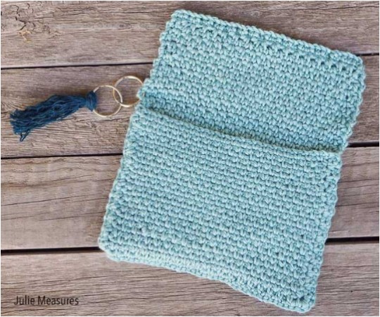 Crochet Tassel Clutch
