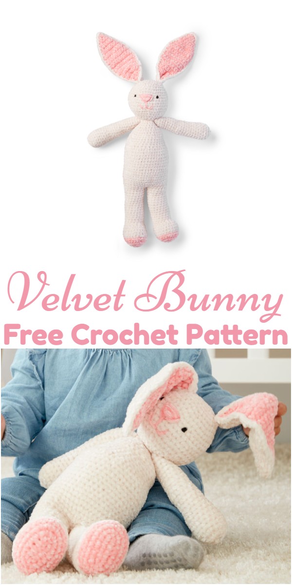 Crochet Velvet Bunny