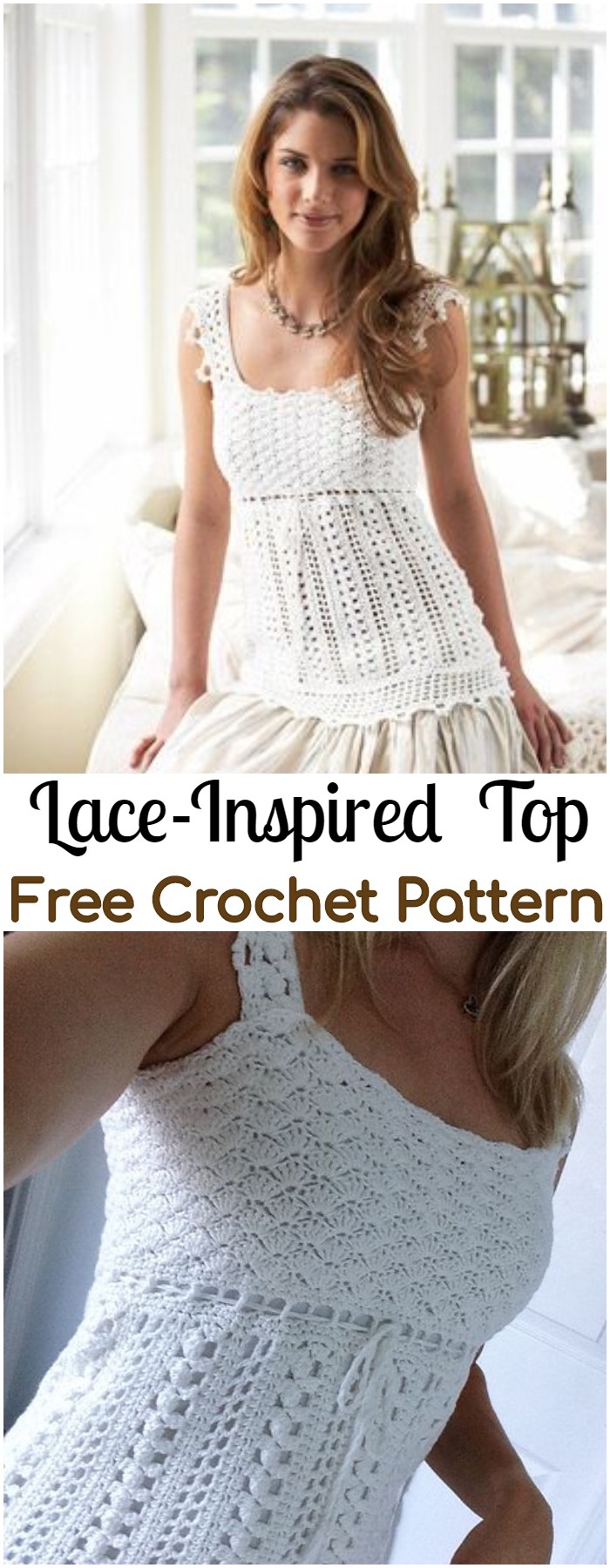 Lace-Inspired Crocheted Top