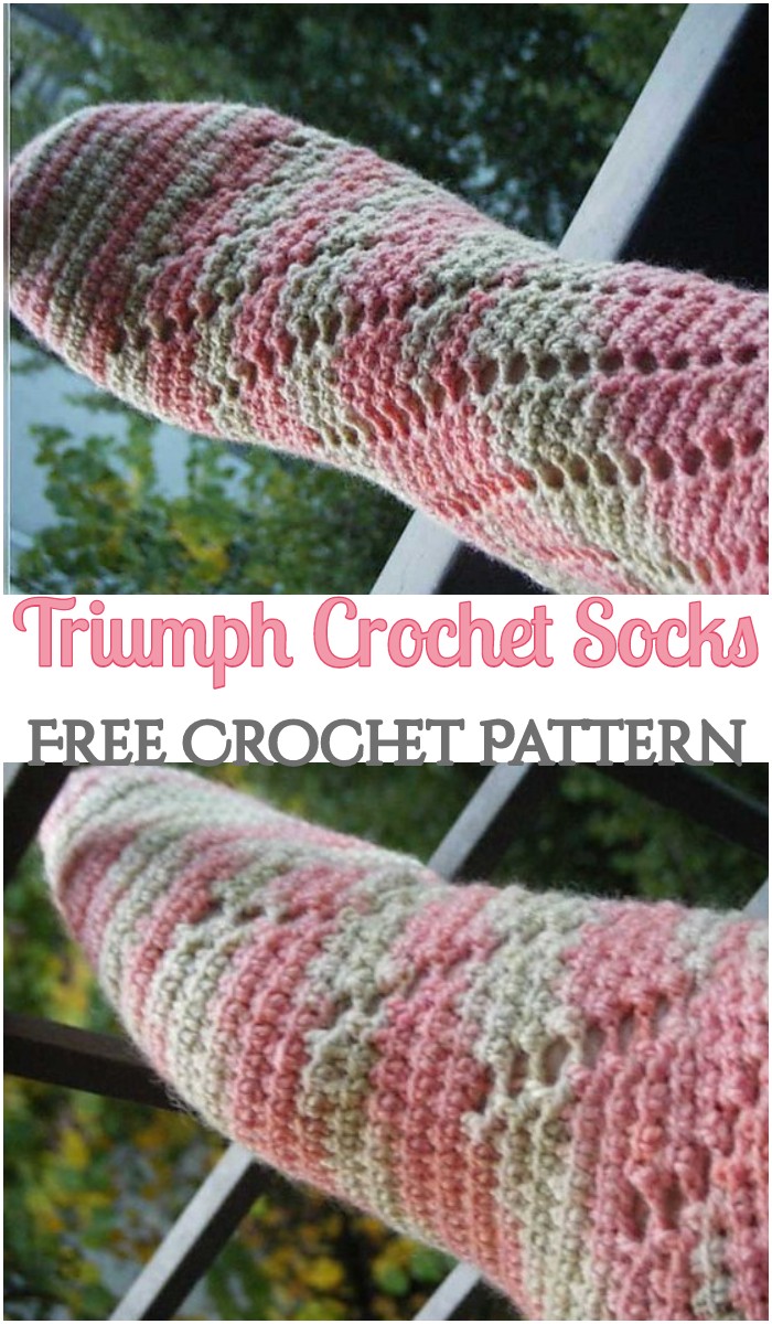 Triumph Crochet Socks