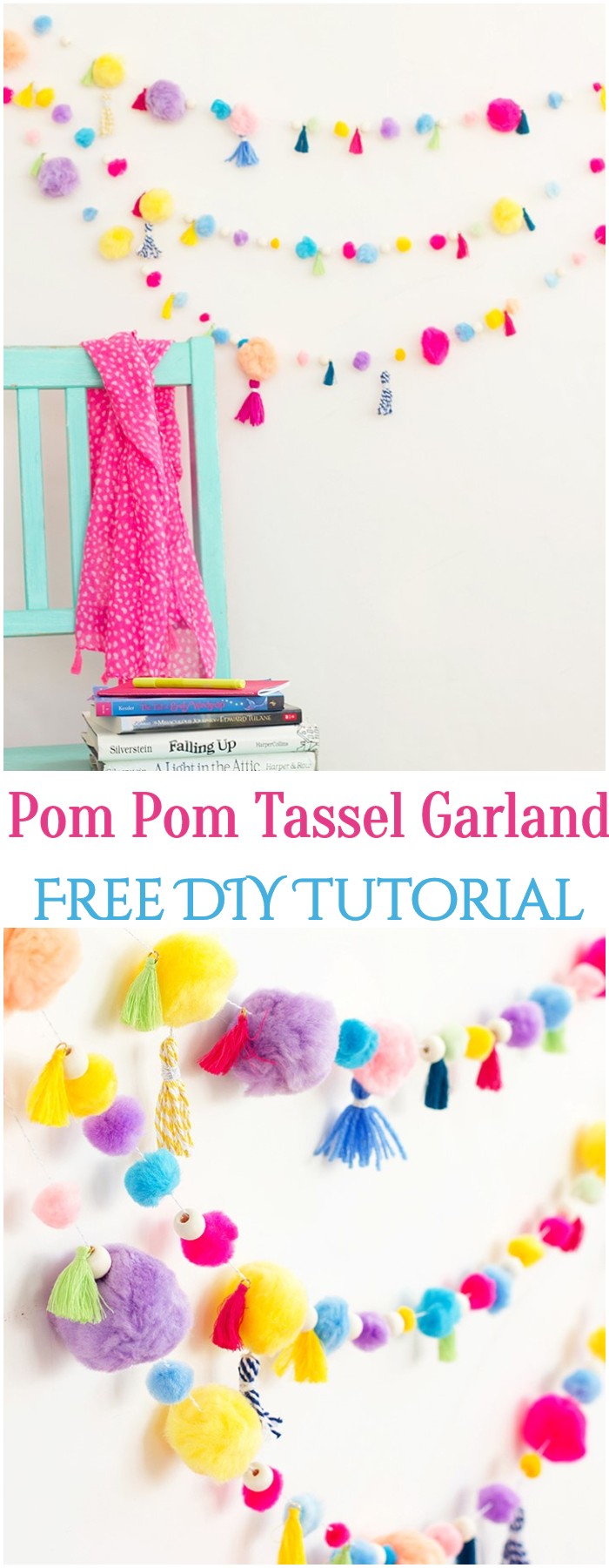DIY Pom Pom Tassel Garland