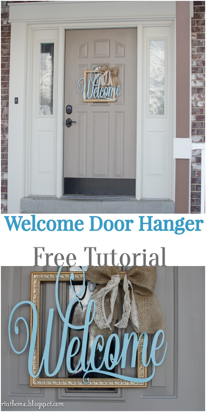 DIY Welcome Door Hanger