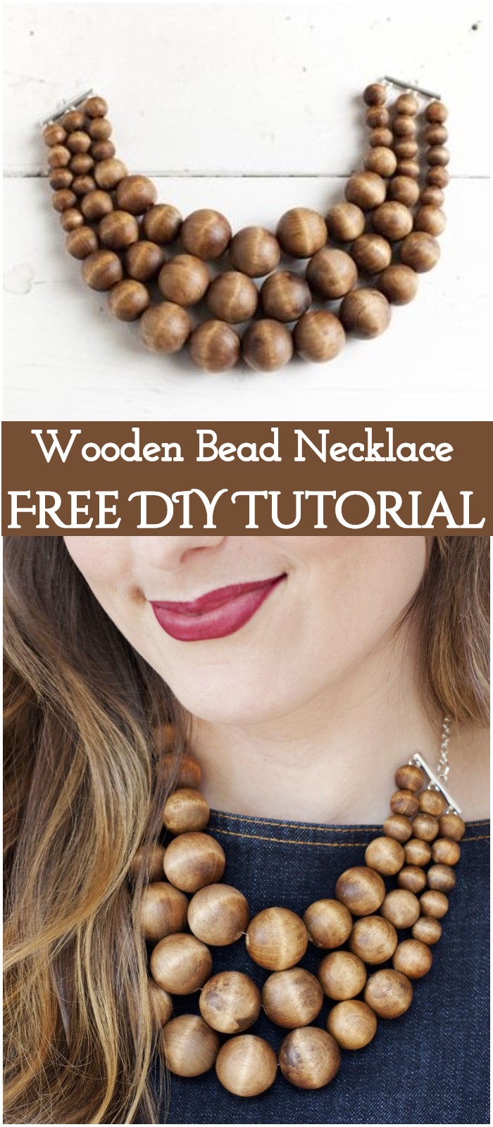 DIY Wooden Bead Necklace