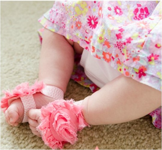 How to Make DIY Barefoot Sandals for Babies