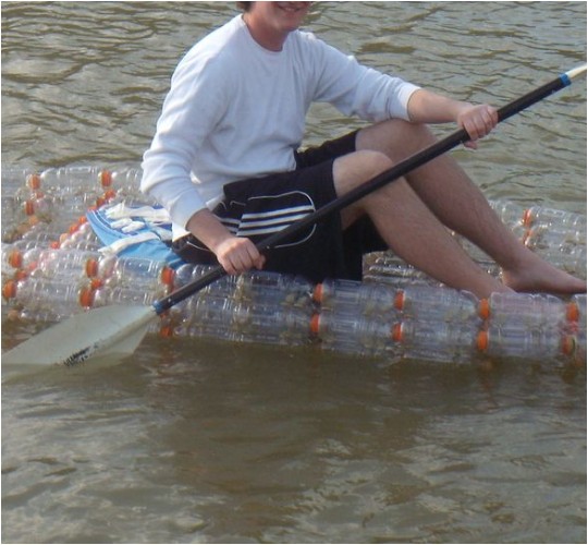 Make an Open Kayak From Recycled Bottles