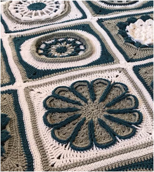 Crochet Flora Afghan