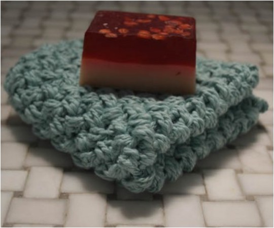 Crochet Scrub-a-dub-dub Washcloth