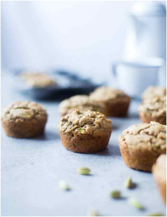 Zicchini Low Carb Muffins With Tahini