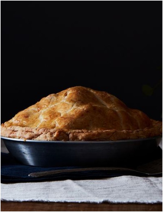 Brown Butter and Cheddar Apple Pie