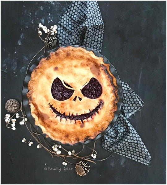 Jack Skellington Pie for Halloween