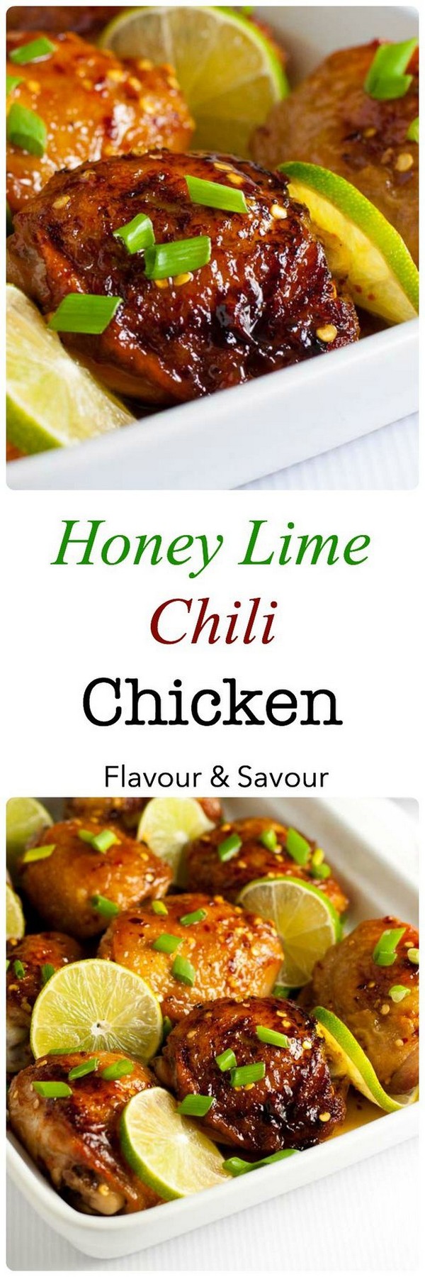 4 Ingredient Honey Lime Chili Chicken Thighs