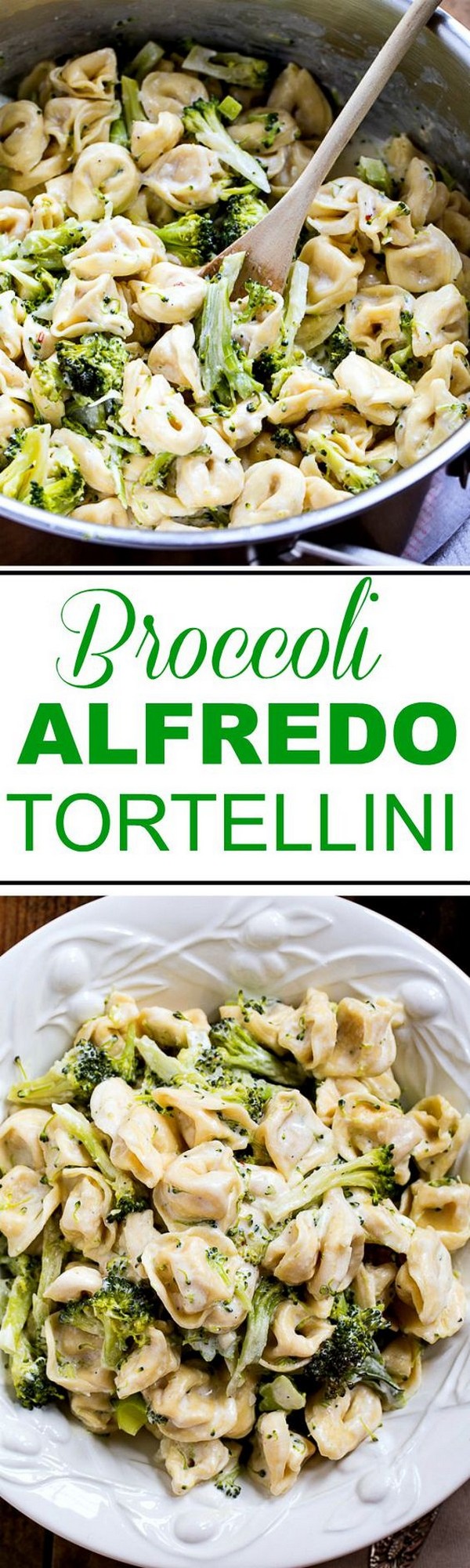 Broccoli Alfredo Tortellini