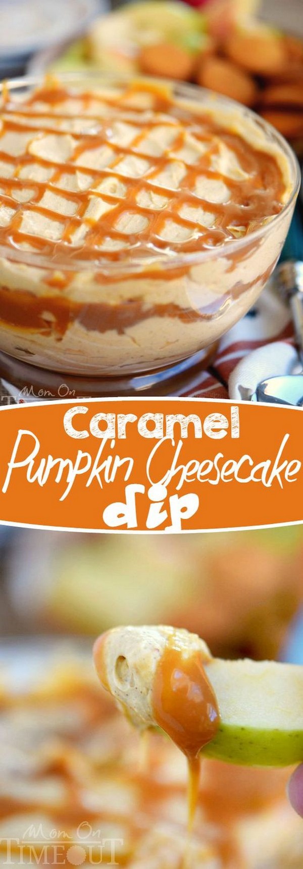 Caramel Pumpkin Cheesecake Dip