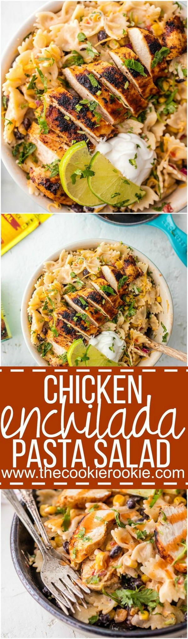 Chicken Enchilada Mexican Pasta Salad Recipe