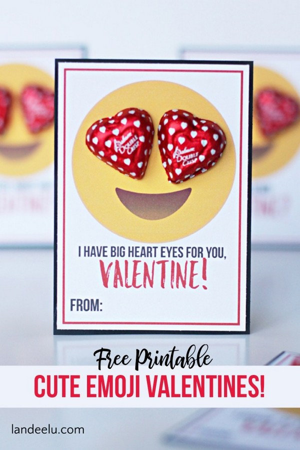 Emoji Printable Valentines