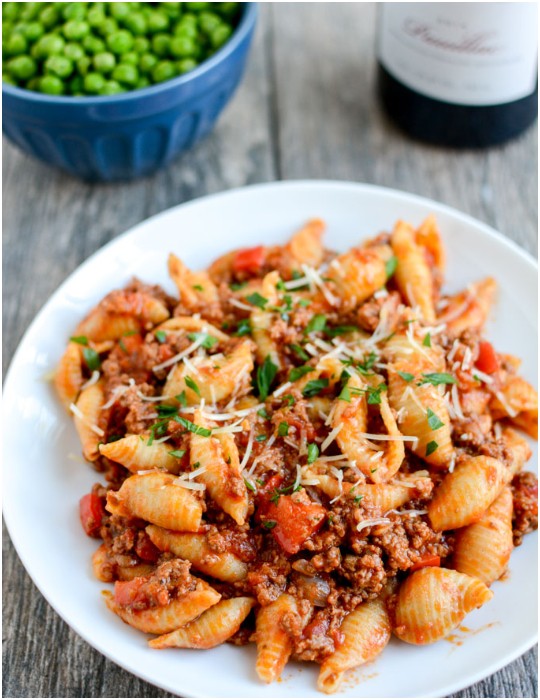 Instant Pot Pasta With Meat Sauce