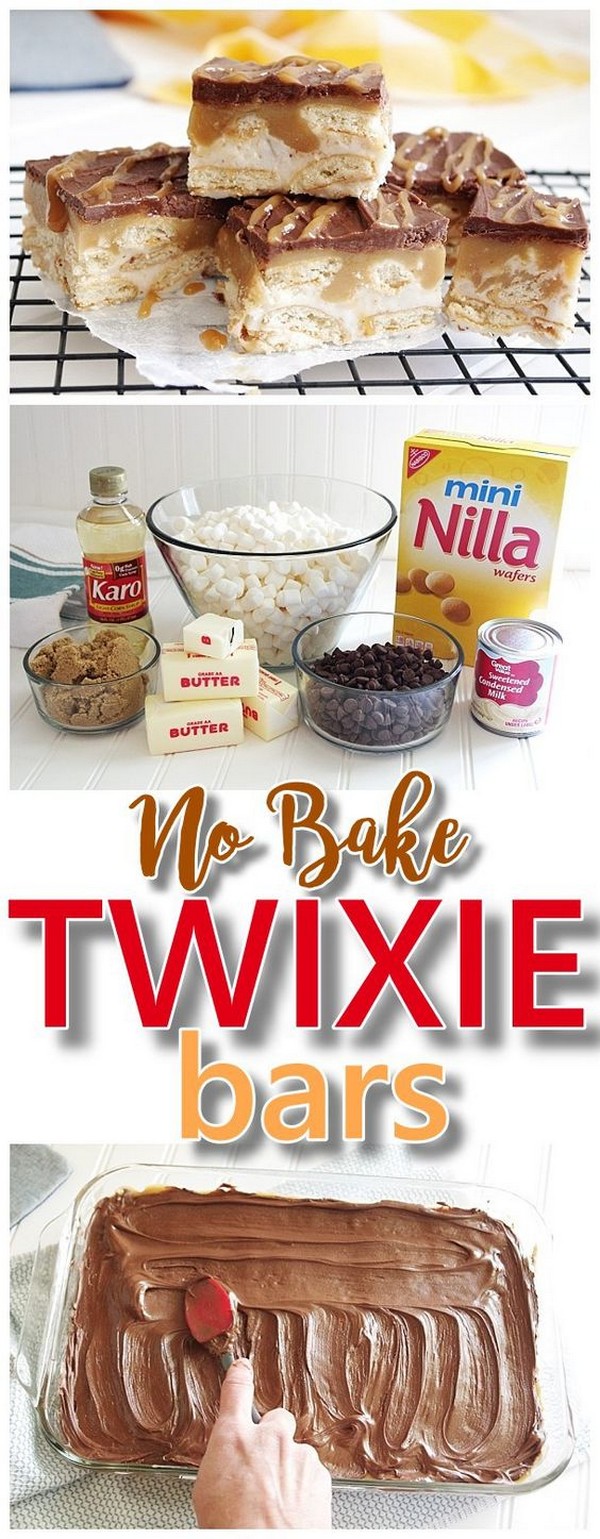 No Bake Twixie Bars