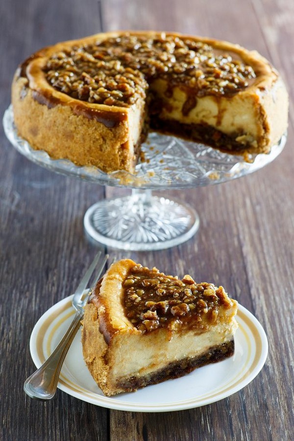 Pecan Pie Cheesecake Thanksgiving And Christmas Dessert Recipe
