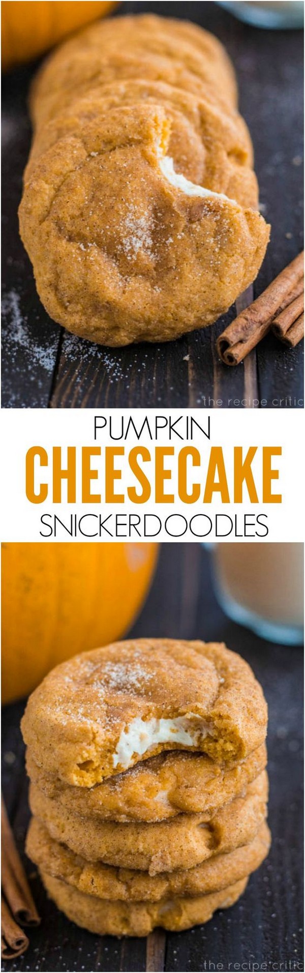Pumpkin Cheesecake Snickerdoodles