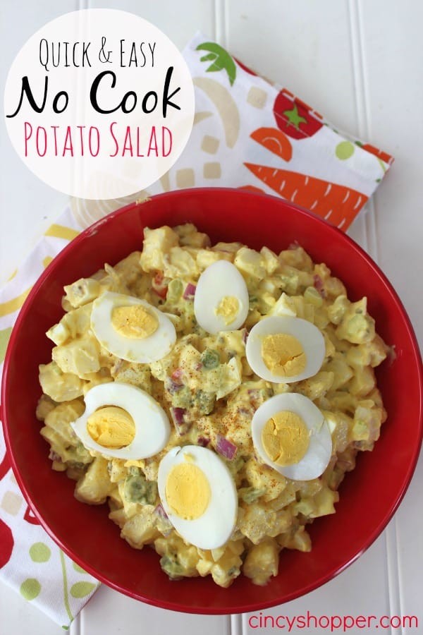 Quick & Easy No Cook Potato Salad Recipe
