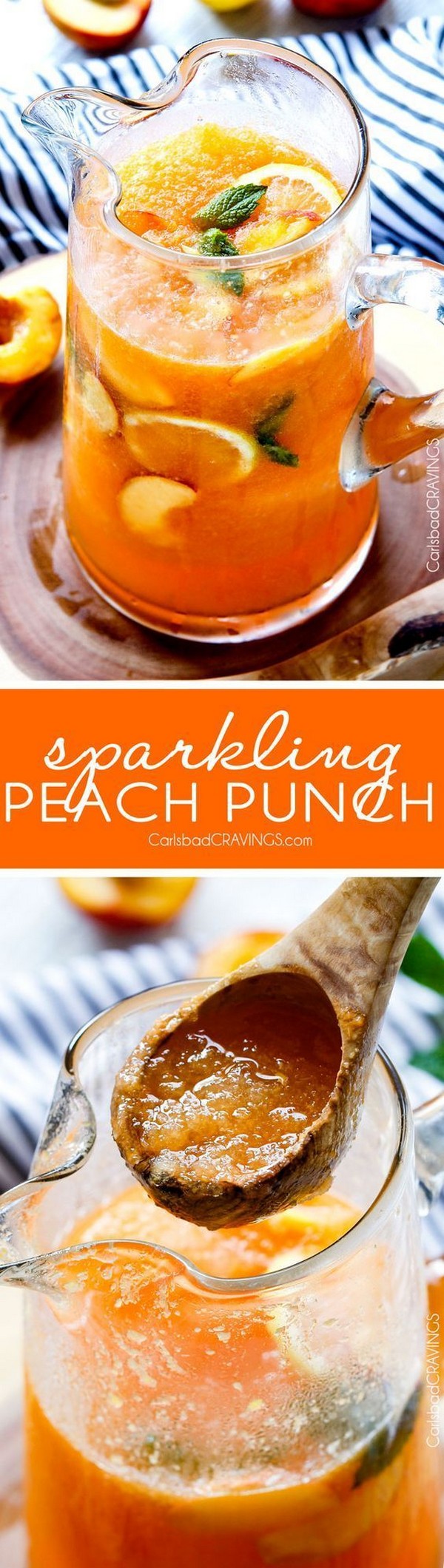 Sparkling Peach Punch