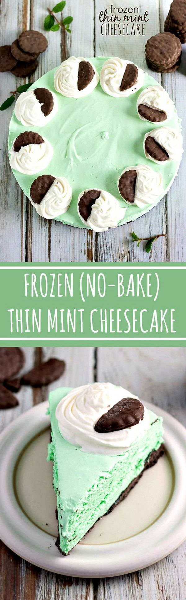 Thin Mint Cheesecake