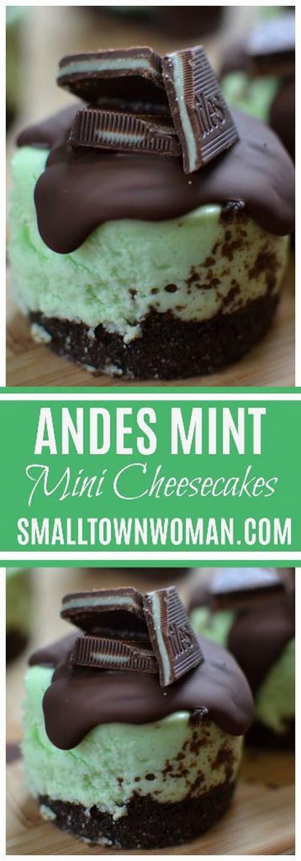 Andes Mint Mini Cheesecakes Recipe