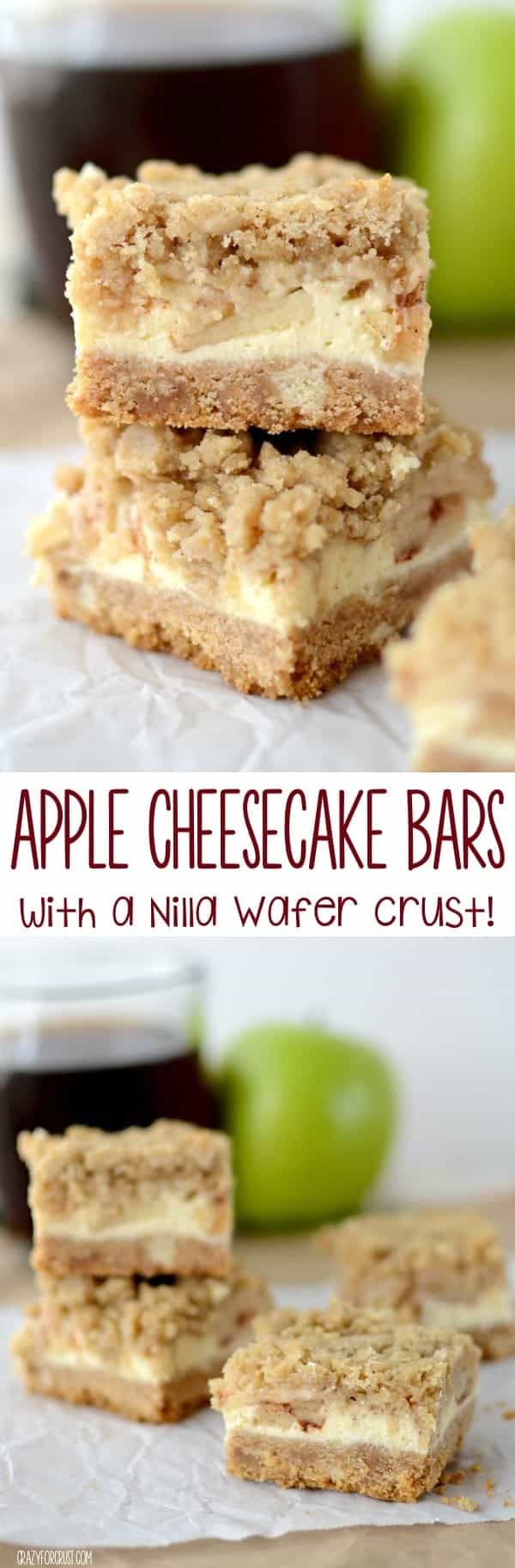 Apple Cheesecake Bars Recipe