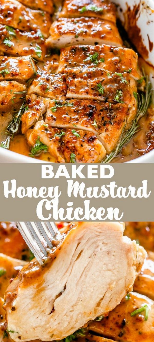 Baked Honey Mustard Chicken Recipe