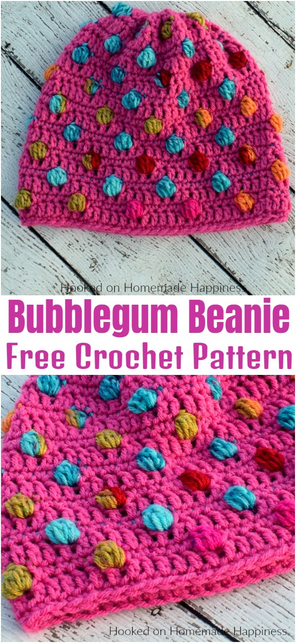 Bubblegum Beanie Crochet Pattern
